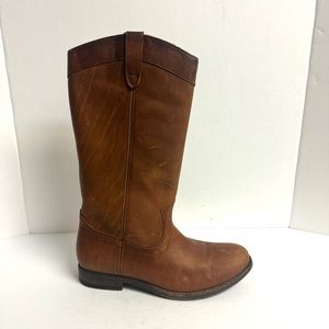 Frye Brown Heeled Boots